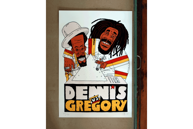 Dennis & Gregory Poster by Kid Gringo