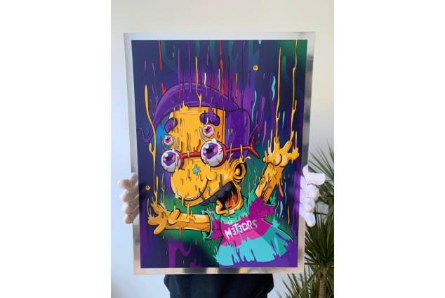 Milhouse Magic Chrome Print 