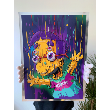 Milhouse Magic Chrome Print 