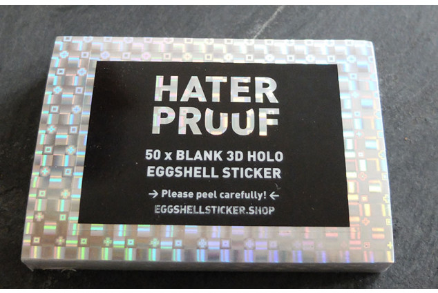 STICKERPACK AUF 3D-HOLOGRAMM EGGSHELL-FOLIE