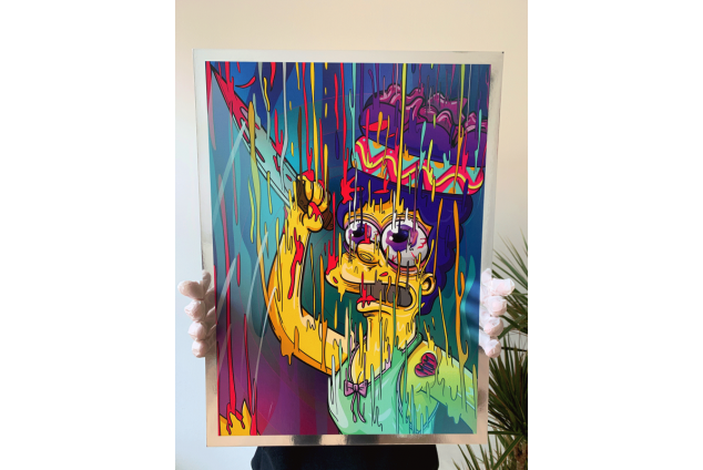 Marge Magic Chrome Print 