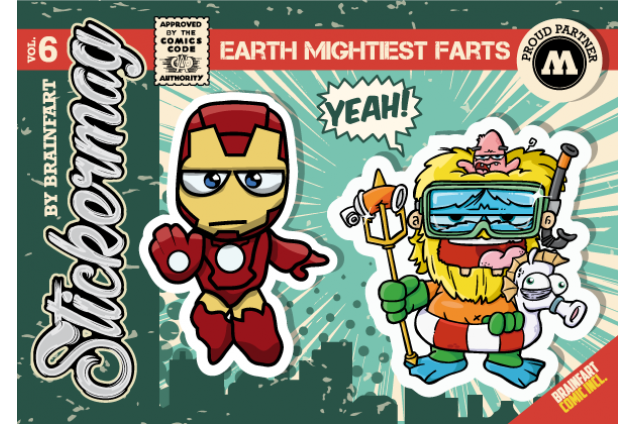 Brainfart Stickermag XL - Vol. 6