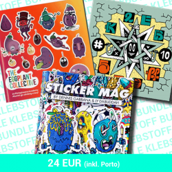 Stickermag-Bundle KLEBSTOFF #10 + EGGPLANT + STICKER MAG by Gabbana & Lyde