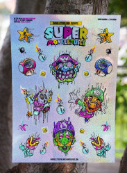 SUPER MONKEEJUICE StickerSheet GLITTER