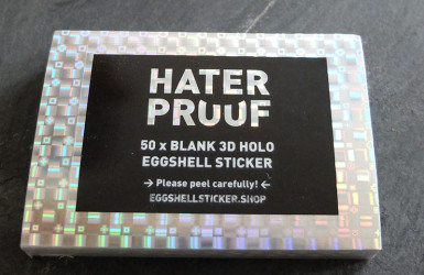 STICKERPACK AUF 3D-HOLOGRAMM EGGSHELL-FOLIE