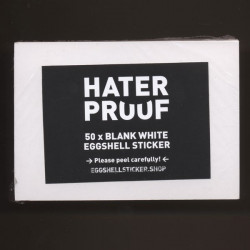 STICKERPACK AUF WEISSER EGGSHELL-FOLIE