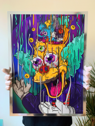 Krusty Magic Chrome Print 