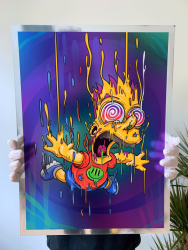 Bart Magic Chrome Print 