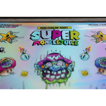 SUPER MONKEEJUICE StickerSheet HOLO