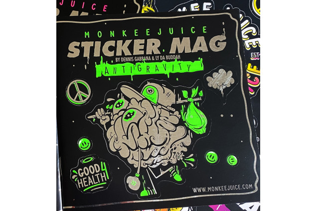 Monkeejuice STICKERMAG Vol. 2 - GREEN Edition