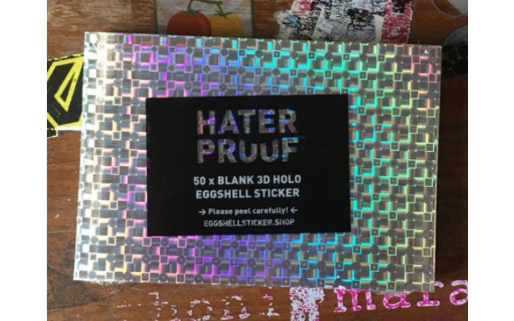 XL STICKER PACK ON 3D HOLOGRAM EGGSHELL FILM