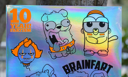 BRAINFART StickerSheet HOLO