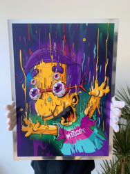 Milhouse Magic Chrome Print 