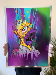 Homer Magic Chrome Print 