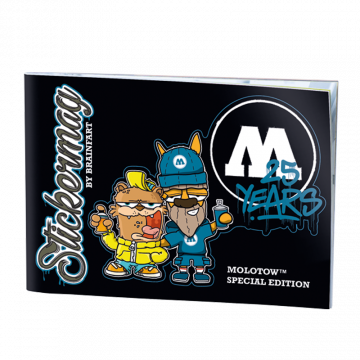MOLOTOW 25 YEARS Stickermag by BRAINFART