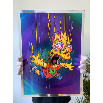 Bart Magic Chrome Print 