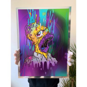 Homer Magic Chrome Print 